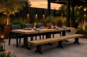 Tuinset 8 personen 330 cm Aluminium Grijs Lifestyle Garden Furniture Marietta/Superior