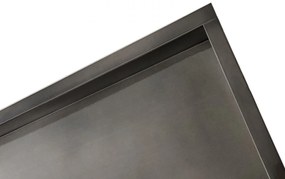 Mueller inbouwnis 30x30x10cm zwart chroom