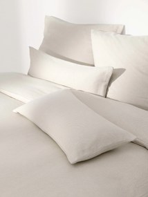 Flanellen dekbedovertrek Wanda met visgraatpatroon