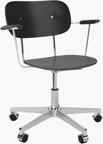 Houten bureaustoel Co Task, in hoogte verstelbaar