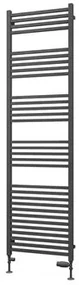 Eastbrook Tuscan Square multirail handdoekradiator 50x120cm 980W antraciet