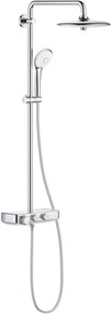 Grohe Euphoria SmartControl 260 Mono regendoucheset met 6 straalsoorten en thermostaatkraan Ø26cm chroom