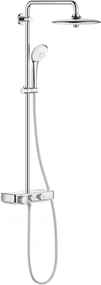 Grohe Euphoria SmartControl 260 Mono regendoucheset met 6 straalsoorten en thermostaatkraan Ø26cm chroom