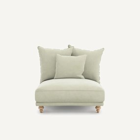 Bank van stonewashed fluweel, Lazare