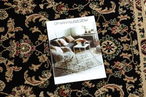 Tapijt ROYAL ADR  Ovaal patroon 1745 zwart