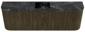 Mondiaz Joya DLux 125cm toiletmeubel ronding links/rechts shadow met wastafel faye midden zonder kraangat lava