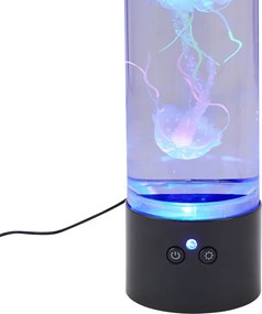 Bubbelbuis zwart 29cm incl. LED RGB - Dweller