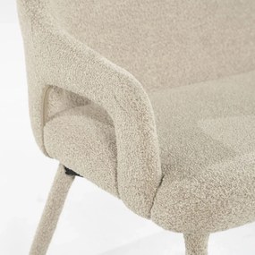 By-Boo Bench Fika Scandinavische Eetkamerbank Met Armleuning Taupe