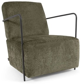 Kave Home Gamer Moderne Fauteuil Groen Chenille