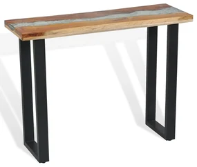 vidaXL Wandtafel 100x35x75 cm teakhout