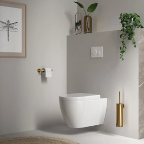 Brauer Gold Edition toiletborstelset messing geborsteld PVD