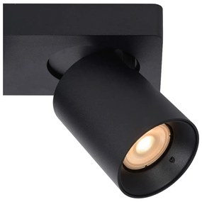 Lucide Nigel plafondlamp 2x 5W zwart