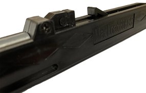 Softclose Systeem Stalen Schuifdeur -  (2 Stuks) - Zwart - Incl. Rails