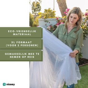 Niceey Klamboe XXL - 2 Persoons -  Wit