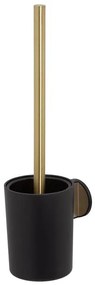 Tiger Tune Toiletborstel met houder Messing geborsteld / Zwart 9.6x38.2x12.1cm 1327335646