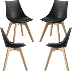 Set 4 Blok Stoelen