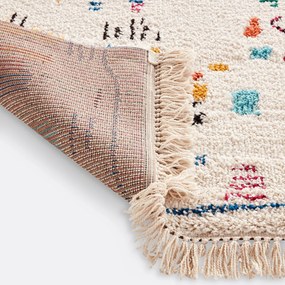 Gekleurd berber vloerkleed, Caspia