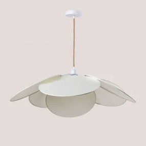 Okai Hanglamp Van Katoen Gebroken Wit & Ø87 Cm - Sklum