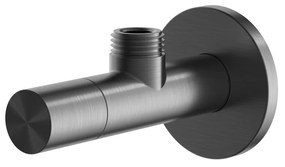 Hotbath Archie hoekstopkraan gunmetal geborsteld PVD