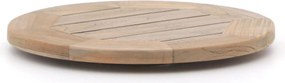 Dienblad voor buiten en binnen | ROUGH-X | Teakhout | Old Teak Greywash | ø 45cm | Kees Smit Tuinmeubelen