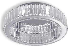 Kristallen plafondlamp APP1742-C 40 cm Chroom