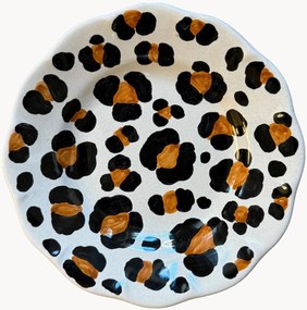 Handgemaakte taartplateau Leopardo