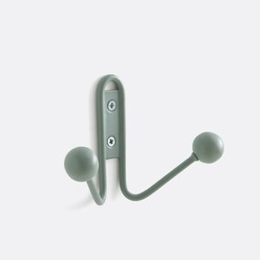 Dubbele kleerhanger in staal, Hiba