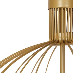 Design hanglamp goud 60 cm - Wire Dos