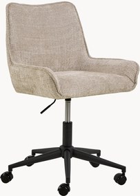 Gestoffeerde bureaustoel Eddie, in hoogte verstelbaar