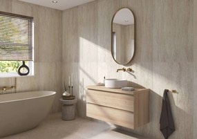 Ben Tendenza badmeubel incl. afdekblad 100x46x54cm urban oak
