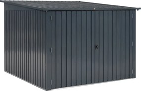 Metalen fietsenberging Kansas 2,4 x 2,2 m Store Boss antraciet