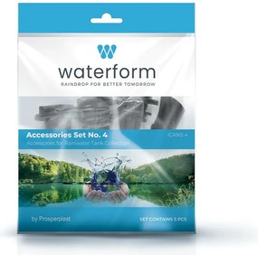 Waterform CANTAP - Regenwatertank Kraan - Zwart - Snel en Betrouwbaar - Waterform Vulautomaat