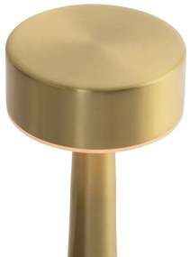 Buitenlamp met dimmer LED Set van 2 tafellamp met dimmeren goud RGBW oplaadbaar - Isobel Modern IP54 Buitenverlichting rond Lamp