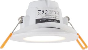 Set van 6 inbouwspots wit incl. LED 3-staps dimbaar IP65 - Blanca