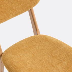 Set van 2 vintage stoelen, stof met structuur, SELYN