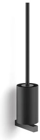 Zack Carvo Toiletborstelhouder - open - wandmontage - zwart 40507