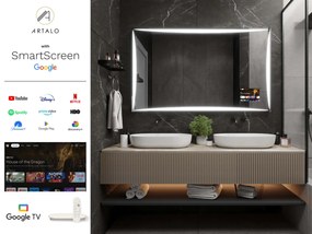 SMART spiegel met LED verlichting M5 premium + SmartScreen with Google TV