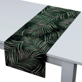 Dekoria Rechthoekige tafelloper collectie Velvet groen 40 x 130 cm