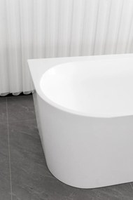 Badstuber Pamela hoekbad rechts 160x75cm wit