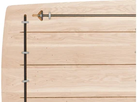 Goossens Excellent Eettafel Floyd, Semi rechthoekig 220 x 100 cm