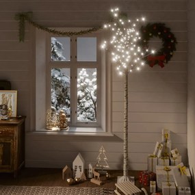vidaXL Kerstboom wilg met 200 LED's binnen en buiten 2,2 m koudwit