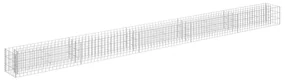 vidaXL Gabion plantenbak verhoogd 450x30x30 cm gegalvaniseerd staal