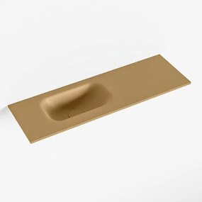 Mondiaz EDEN Fontein - 70x23x0.9cm - wasbak Links - zonder kraangaten - voor toiletmeubel - Solid surface - Oro F50111Oro
