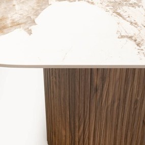 Kare Design Ruben Marmere Ovale Eettafel 200 - 200 X 100cm.