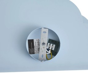 Kinder wandlamp blauw wolk met zon - Cloudy