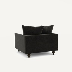 Fluwelen chenille fauteuil, Lazare