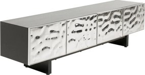 Chroom TV-meubel - 180x40x45cm.