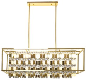 Hangende kristallen lamp APP1113-4CP Goud