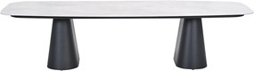 Garden Impressions Noah tuintafel 320x120 cm - donker grijs - verona sand