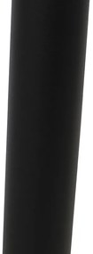Staande buitenlamp zwart met heldere bol 100 cm IP44 - Sfera Modern E27 IP44 Buitenverlichting